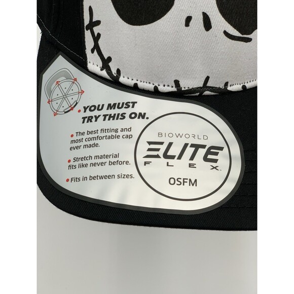 The Nightmare Before Christmas Bioworld Flex Baseball Cap Jack Skellington NWT - Picture 2 of 10